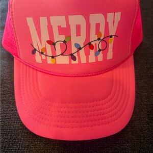 Source Unknown Pink Merry Hat